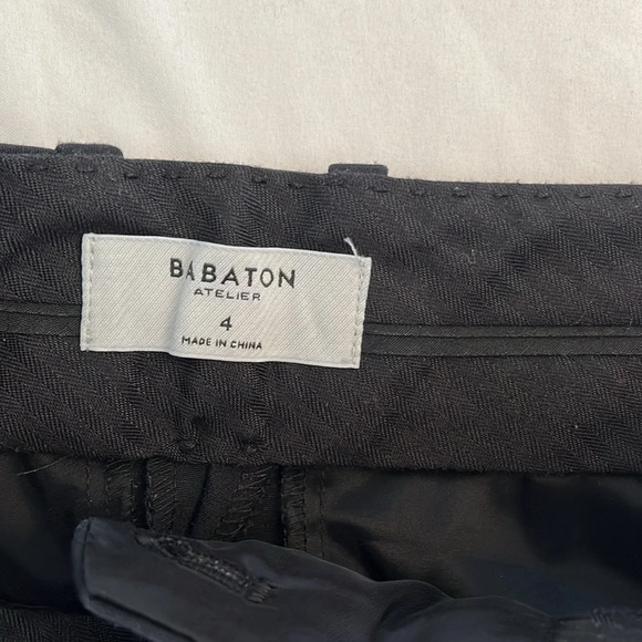 Babaton Command atelier size 4 Black Pants Office Wear, Corporal, minimalist - Picture 10 of 16